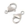 Brass Lobster Claw Clasps KK-U056-01P-2