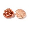 Synthetic Coral Dyed Carved Beads SHEL-Z003-03E-2
