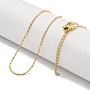 Ion Plating(IP) 304 Stainless Steel Serpentine Chain Necklaces LS-NJEW-R266-07G-2