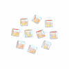 Glass Rhinestone Cabochons MRMJ-N027-032A-1