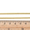 2.8MM Brass Wheat Chain Necklaces for Women NJEW-K271-16G-5