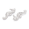 304 Stainless Steel Sea Horse Pendants STAS-T069-18P-2