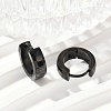 304 Stainless Steel Polishing Effect Hoop Earrings EJEW-M001-31EB-3