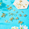 18Pcs 9 Styles Brass Pendants KK-TA0001-87-6