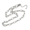 304 Stainless Steel Cross Pendant 3 Layer Necklaces for Women LS-NJEW-F343-02P-7