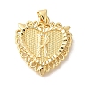 Rack Plating Brass Pendants KK-I722-09G-R-1