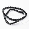 Frosted Round Natural Kambaba Jasper Bead Strands G-J346-30-6mm-2