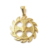 PVD Vacuum Plating 304 Stainless Steel Pendants STAS-B069-15G-1