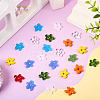 36Pcs 9 Colors Handmade Lampwork Beads LAMP-TA0001-64-5