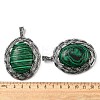 Synthetic Malachite Big Pendants G-C104-01B-AS-3
