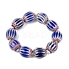 Handmade Millefiori Glass Barrel Beads LA-N002-18E-2