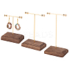 3 Sets 3 Sizes Iron Earring Display Stand Set EDIS-WH0024-10G-1