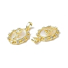 Shell Pendants X-KK-P223-06G-01-4