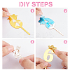 6Pcs 6 Style Acrylic Cake Insert Card Decoration BAKE-SD0001-03-4