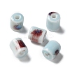 Handmade Porcelain Beads X1-PORC-L080-I08-1