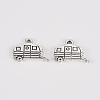 Tibetan Style Alloy Charms TIBE-N010-57AS-RS-1