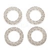 Tibetan Style Alloy Linking Rings LS-TIBE-Q035-055AS-NR-1