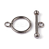 Non-Tarnish 304 Stainless Steel Ring Toggle Clasps LS-X-STAS-L176-13P-2