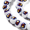 Printing Glass Beads for Necklaces Bracelets Making GLAA-B020-02A-10-4