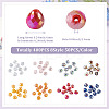 400Pcs 8 Style Electroplate Glass Beads Strands EGLA-BY0001-02-4