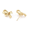 Brass Stud Earring Findings LS-KK-K371-35G-2