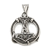 316 Surgical Stainless Steel Pendants STAS-E212-65AS-1