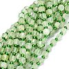 Grade AA Natural Prehnite Beads Strands G-O201B-36-1