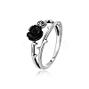 Alloy & Acrylic Finger Rings FS-WG9572E-03-1