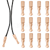 12Pcs Alloy Cord Ends FIND-CA0009-70LG-1