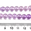 Baking Paint Transparent Glass Beads X-DGLA-M001-8mm-01-5