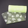 Snowflake Deco Mesh Ribbons OCOR-P010-G10-2