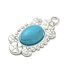 Dyed Synthetic Turquoise Pendants LS-STAS-G374-05S-01-2