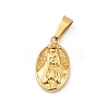 Ion Plating(IP) 304 Stainless Steel Pendants STAS-Z075-23G-1