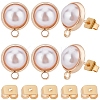 20Pcs Brass Stud Earring Findings MAK-BBC0001-28-1