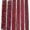 Electroplate Glass Beads Strands EGLA-A044-P8mm-B02-2