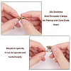 4sets 2 Styles 304 Stainless Steel European Clasps STAS-UN0020-75-5