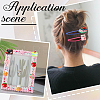 36pcs 9 styles Teachers' Day Opaque Resin Cabochons CRES-SC0002-74-5