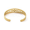 304 Stainless Steel Cuff Bangles BJEW-M234-02G-3