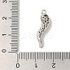 Rack Plating Brass Micro Pave Cubic Zirconia Pendant KK-A229-03D-P-3
