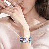 8Pcs 8 Colors Polymer Clay Heishi Surfer Stretch Bracelets Set BJEW-SW00085-5