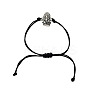Alloy Ganesha Bead Braided Bead Bracelets NI5372-3-1