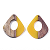 Resin & Walnut Wood Pendants X-RESI-S358-06H-2