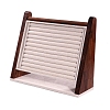 Walnut Wood Ring Display Stand PW-WG4FC6C-02-1
