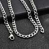 Tarnish Resistant 304 Stainless Steel Curb Chain/Twisted Chain Necklace Making STAS-A028-N122P-4