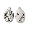 Non-Tarnish 304 Stainless Steel Pendants STAS-Q001-20P-2