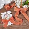 10M Polyester Frayed Ribbon OCOR-WH0094-01C-5
