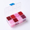 1 Box Mixed 6/0 Glass Seed Beads Round  Loose Spacer Beads SEED-X0050-4mm-03-2