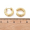 Clear Cubic Zirconia Star Hoop Earrings EJEW-C022-01G-3