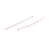 Brass Ball Head Pins KK-WH0058-02D-RG-2