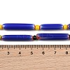 Handmade Lampwork Chevron Beads LAMP-Z019-01-18-3